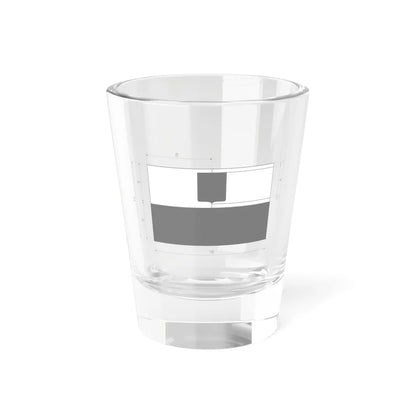 Polish flag with coat of arms construction sheet (Poland) Shot Glass 1.5oz 1.5oz - Go Mug Yourself