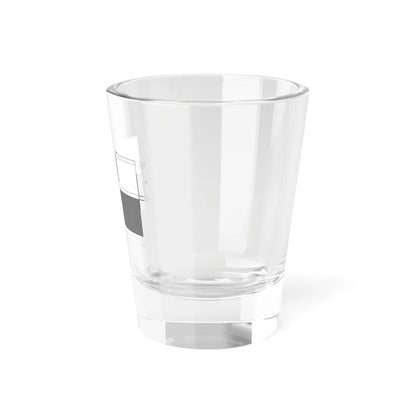 Polish flag with coat of arms construction sheet (Poland) Shot Glass 1.5oz - Go Mug Yourself