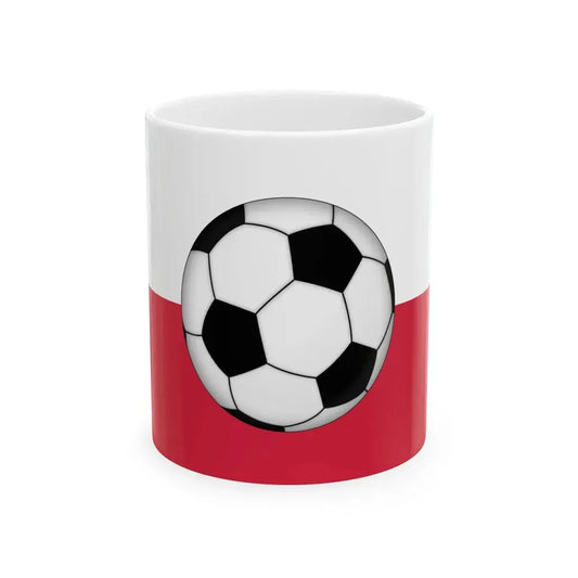 Polish football (Poland) White Coffee Mug 11oz - Go Mug Yourself