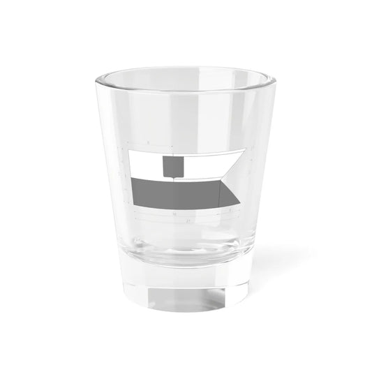 Polish naval ensign construction sheet (Poland) Shot Glass 1.5oz 1.5oz - Go Mug Yourself