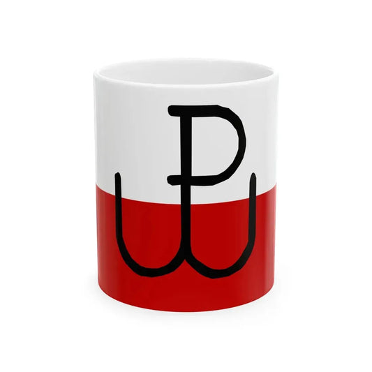 Polish Underground State flag (Poland) White Coffee Mug 11oz - Go Mug Yourself