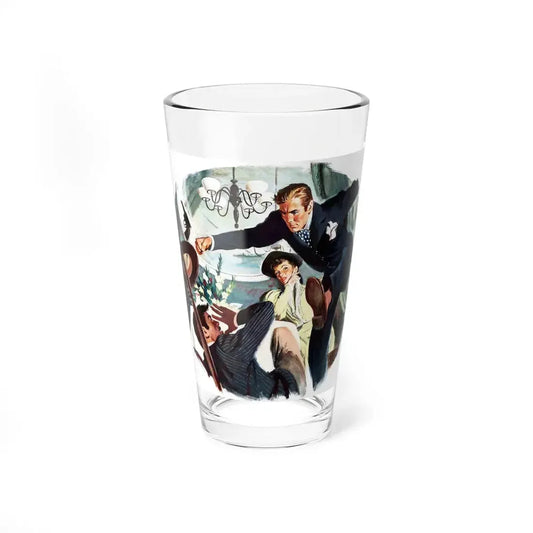 Politico, Story Illustration (Saturday Evening Post, c. 1950s) (Magazine Illustration) Pint Glass 16oz 16oz - Go Mug Yourself