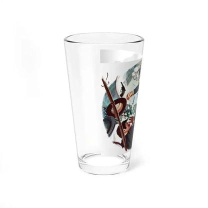 Politico, Story Illustration (Saturday Evening Post, c. 1950s) (Magazine Illustration) Pint Glass 16oz - Go Mug Yourself