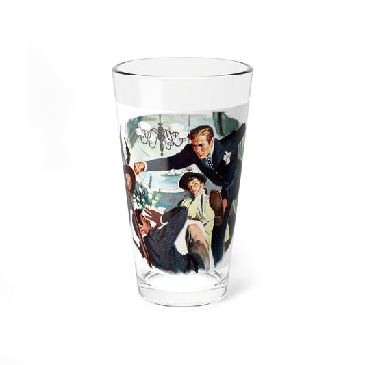 Politico, Story Illustration (Saturday Evening Post, c. 1950s) (Magazine Illustration) Pint Glass 16oz-16oz-Go Mug Yourself