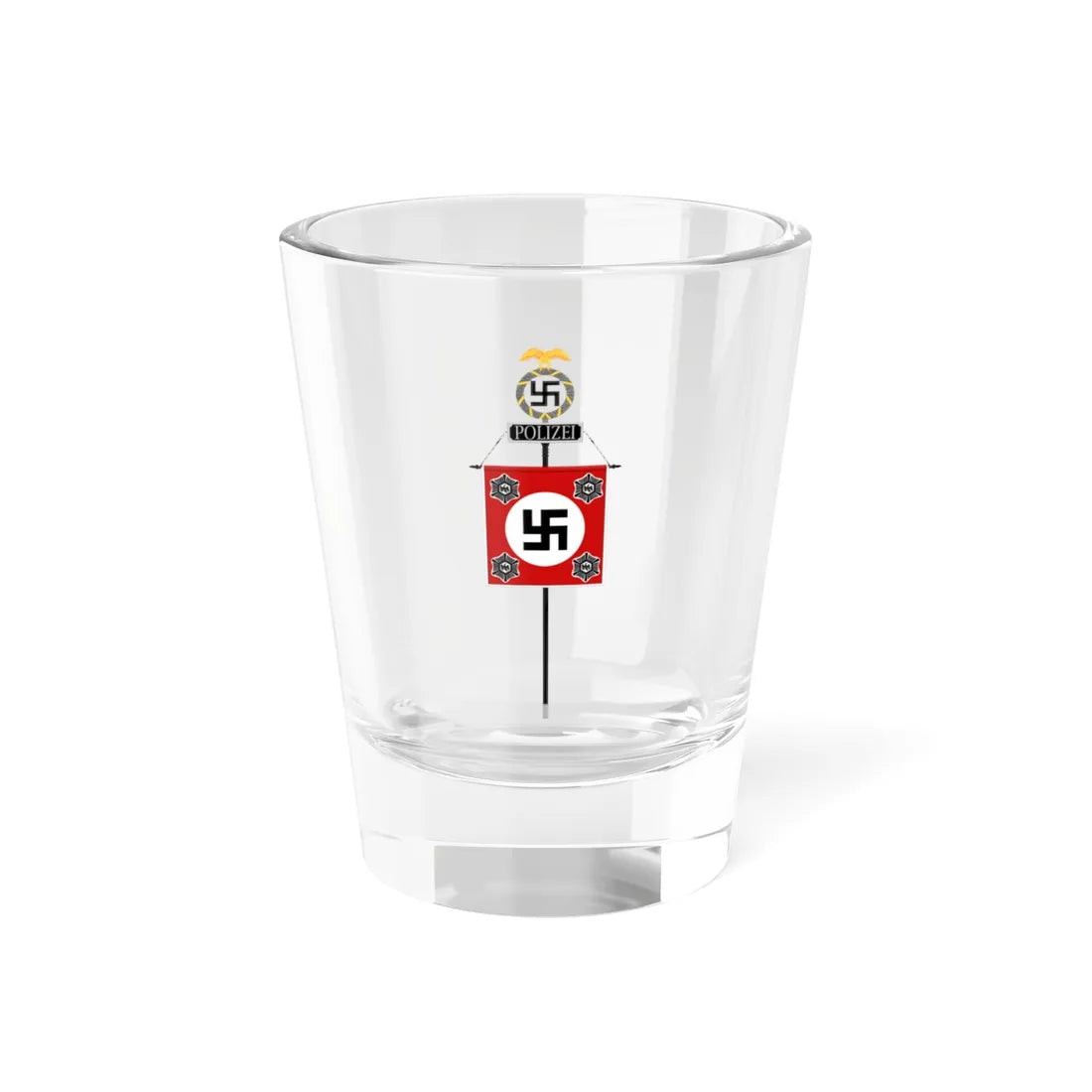 Polizeistandarte Preußen 1933 (Germany) Shot Glass 1.5oz 1.5oz - Go Mug Yourself