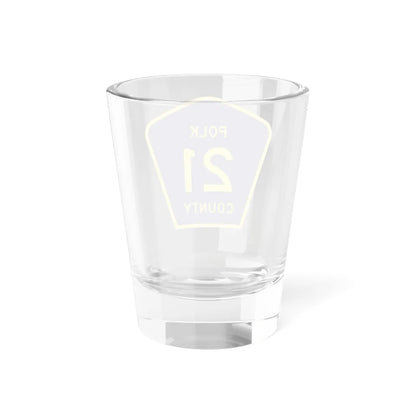 Polk County 21 (Minnesota) (Road Sign) Shot Glass 1.5oz - Go Mug Yourself