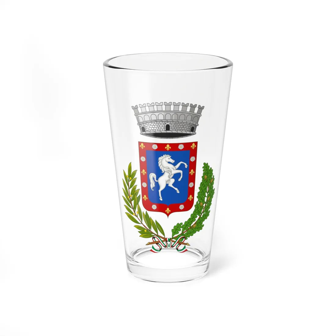 Pollein-Stemma (Italy) (Coat of Arms) Pint Glass 16oz 16oz - Go Mug Yourself
