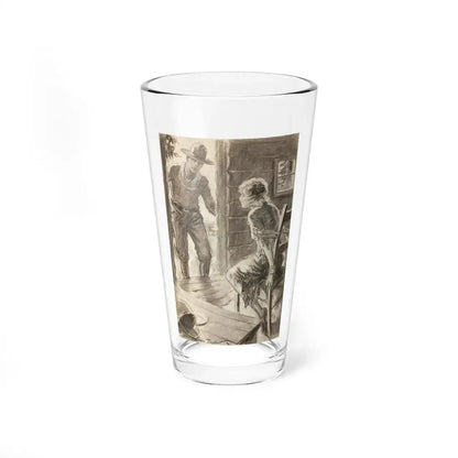 Pollyanna's Western Adventure, story illustration (Magazine Illustration) Pint Glass 16oz 16oz - Go Mug Yourself