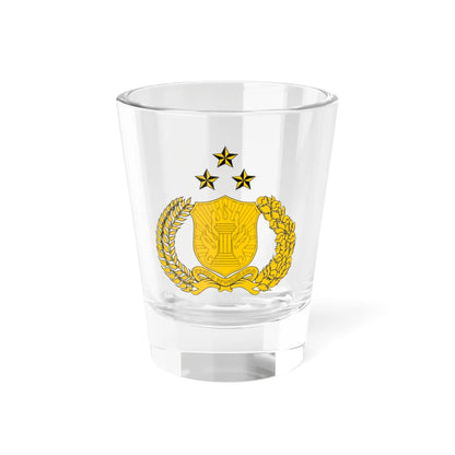 Polri Logo (Indonesia) (Coat of Arms) Shot Glass 1.5oz 1.5oz - Go Mug Yourself