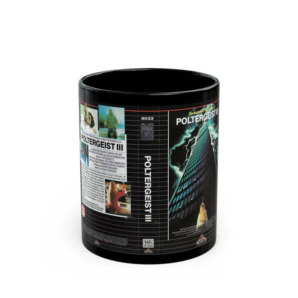 POLTERGEIST 3 (VHS COVER) - Black Coffee Mug-11oz-Go Mug Yourself