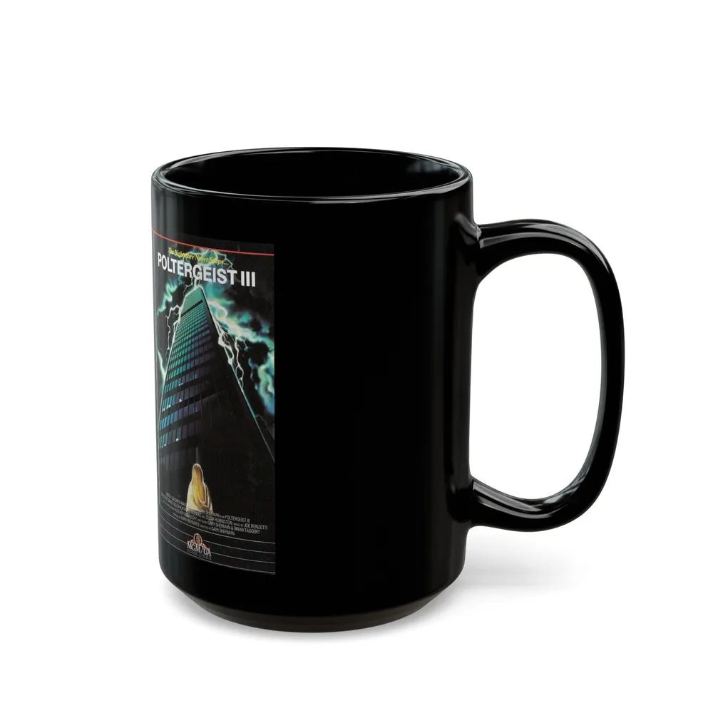 POLTERGEIST 3 (VHS COVER) - Black Coffee Mug-Go Mug Yourself