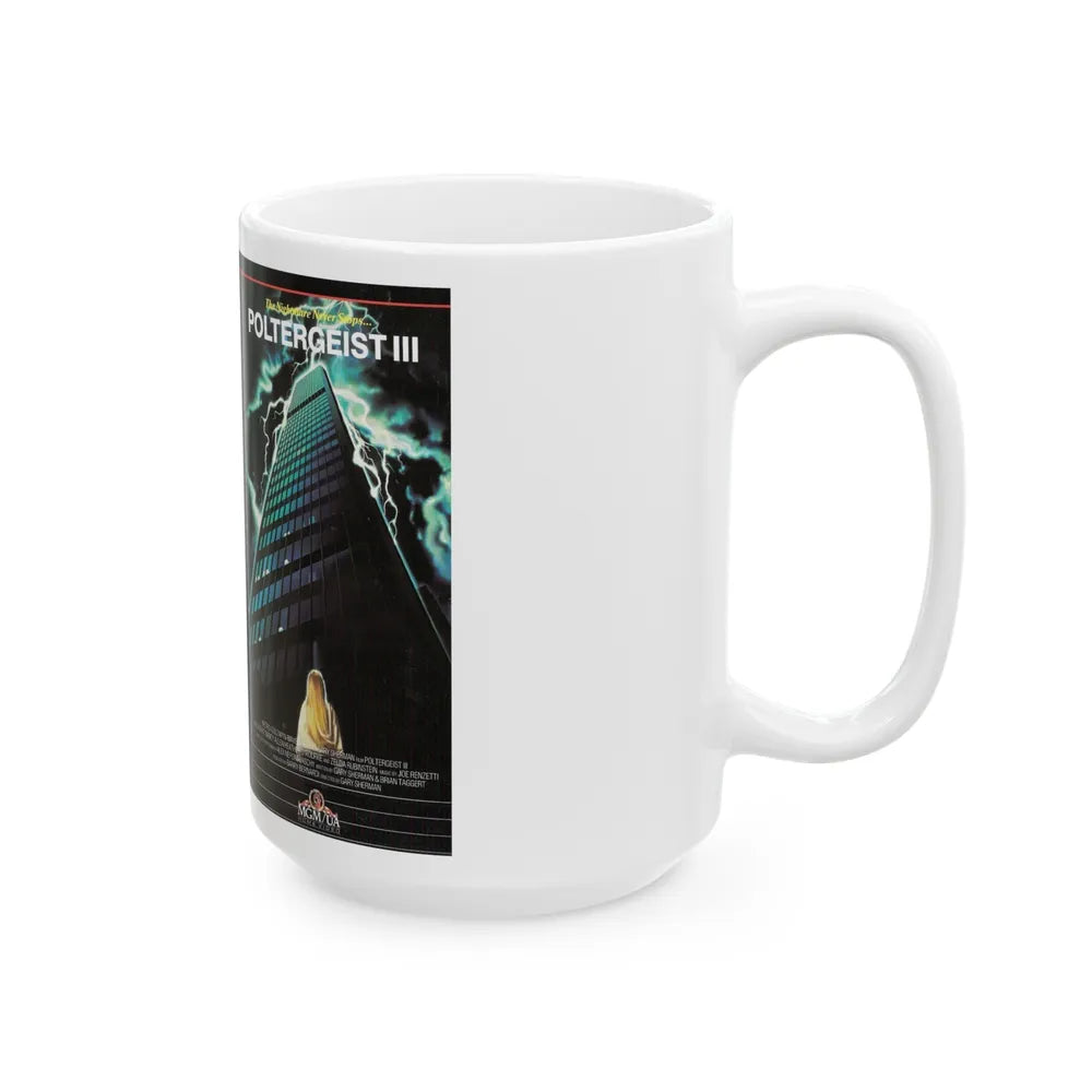 POLTERGEIST 3 (VHS COVER) - White Coffee Mug-Go Mug Yourself