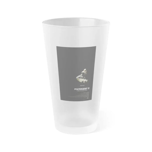 POLTERGEIST II 1986 Movie Poster - Frosted Pint Glass 16oz 16oz Frosted - Go Mug Yourself