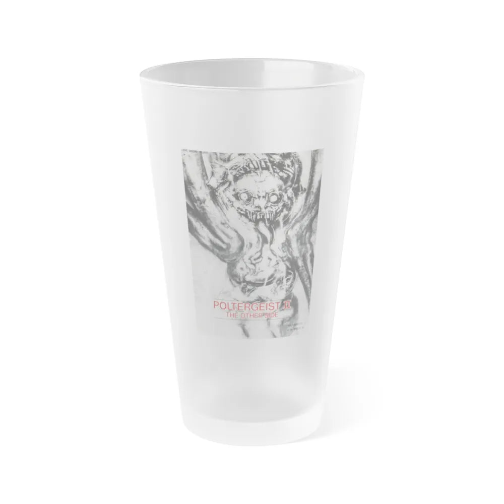 POLTERGEIST II THE OTHER SIDE 1986 Movie Poster - Frosted Pint Glass 16oz-16oz-Frosted-Go Mug Yourself