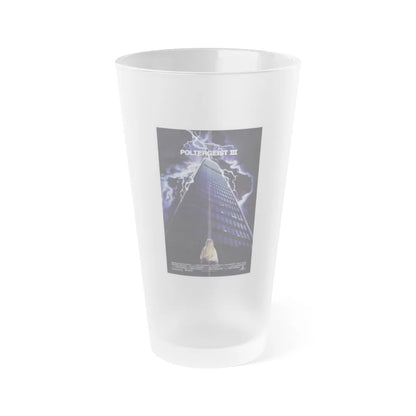 POLTERGEIST III 1988 Movie Poster - Frosted Pint Glass 16oz-16oz-Frosted-Go Mug Yourself