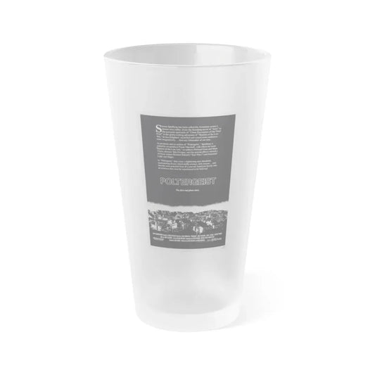 POLTERGEIST (TEASER) 1982 Movie Poster - Frosted Pint Glass 16oz 16oz Frosted - Go Mug Yourself