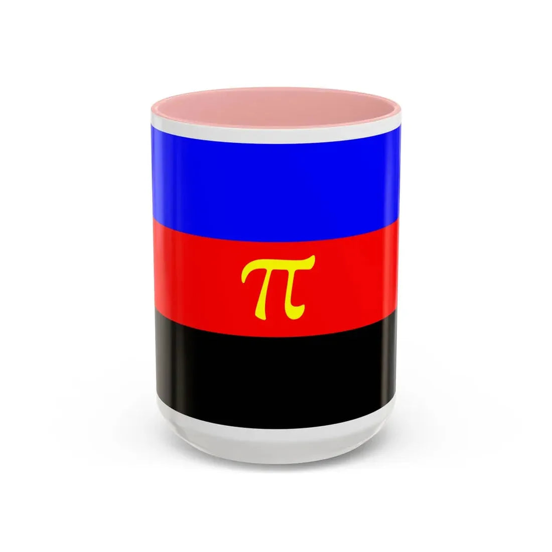 Polyamory Pride Flag - Accent Coffee Mug 15oz Pink - Go Mug Yourself