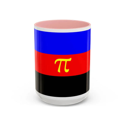 Polyamory Pride Flag - Accent Coffee Mug 15oz Pink - Go Mug Yourself