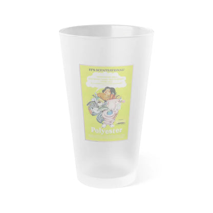 POLYESTER 1981 Movie Poster - Frosted Pint Glass 16oz-16oz-Frosted-Go Mug Yourself