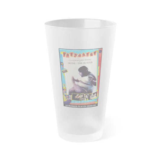 POLYESTER (FRENCH) 1981 Movie Poster - Frosted Pint Glass 16oz-16oz-Frosted-Go Mug Yourself