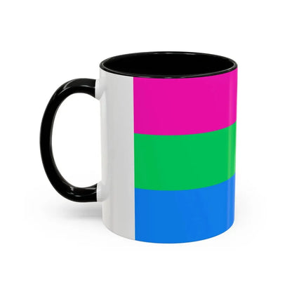 Polysexuality Pride Flag - Accent Coffee Mug - Go Mug Yourself