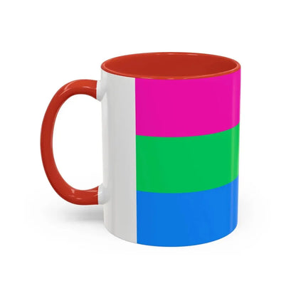 Polysexuality Pride Flag - Accent Coffee Mug - Go Mug Yourself