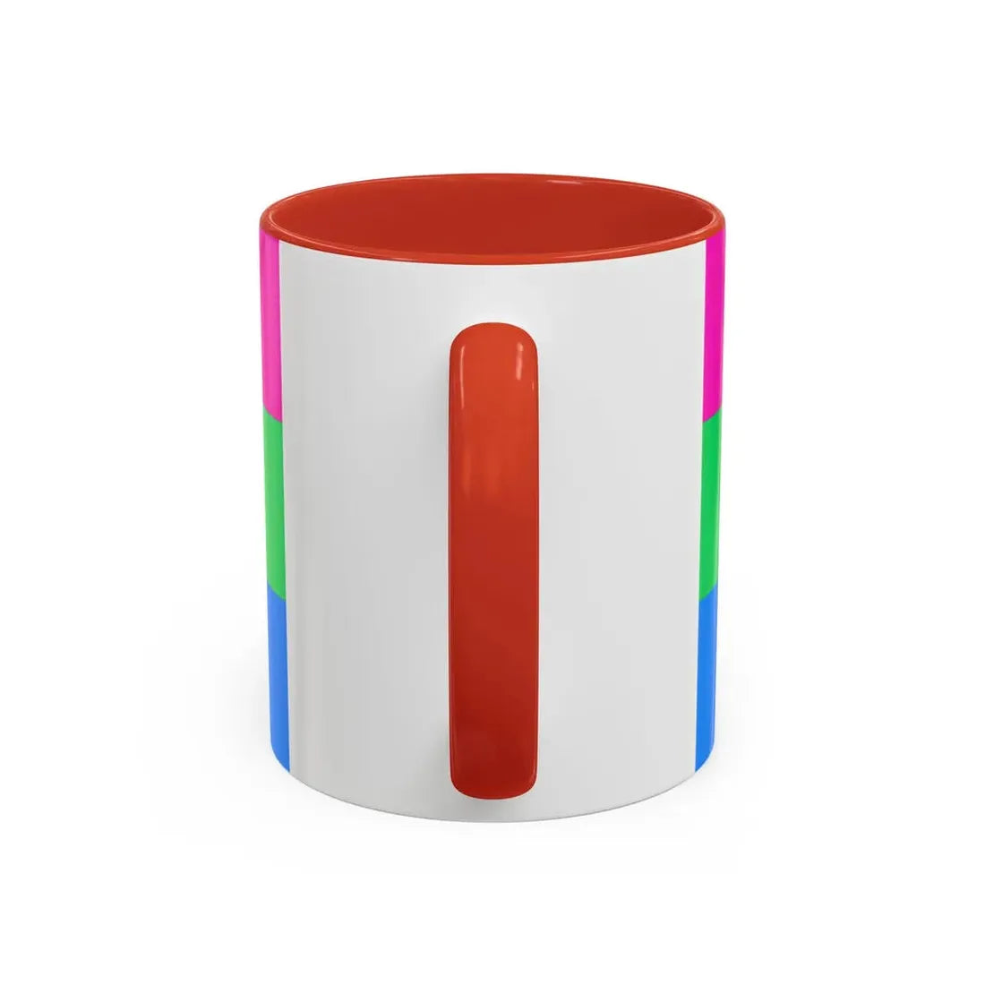 Polysexuality Pride Flag - Accent Coffee Mug - Go Mug Yourself