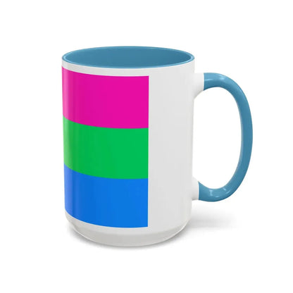 Polysexuality Pride Flag - Accent Coffee Mug - Go Mug Yourself