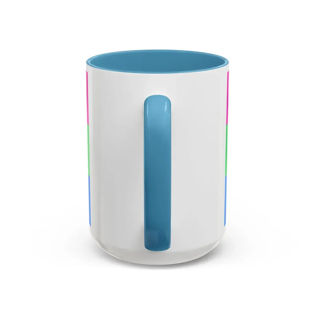 Polysexuality Pride Flag - Accent Coffee Mug - Go Mug Yourself