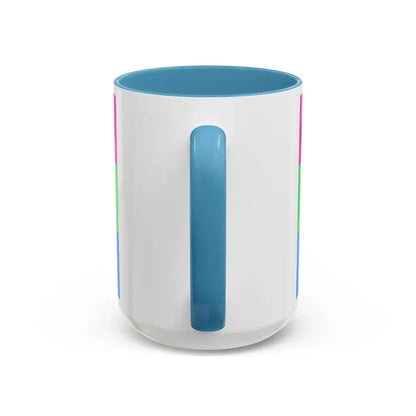 Polysexuality Pride Flag - Accent Coffee Mug - Go Mug Yourself