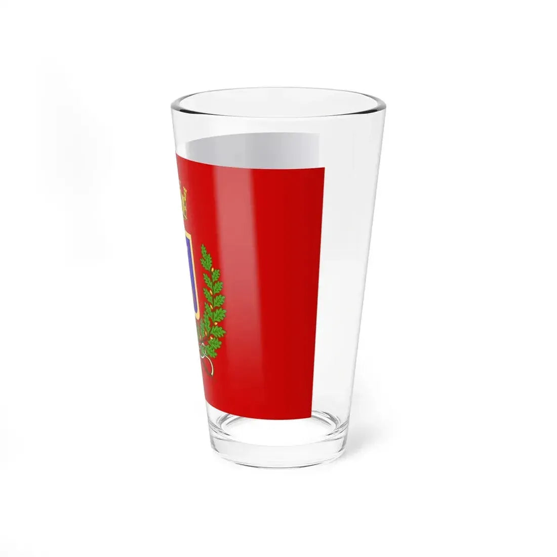 Pomezia-Bandiera (Italy) Pint Glass 16oz - Go Mug Yourself