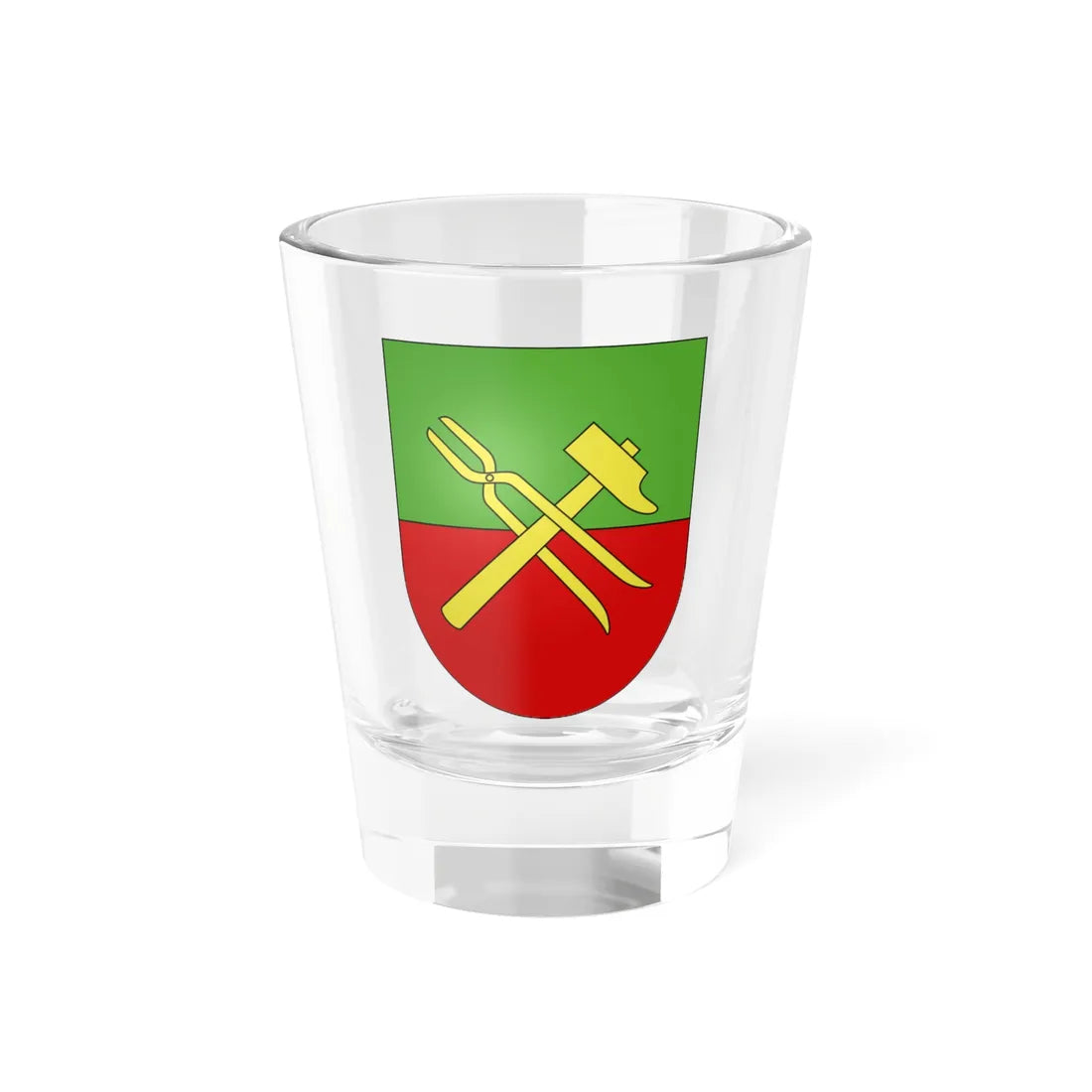 Pompaples-coat of arms (Switzerland) (Coat of Arms) Shot Glass 1.5oz 1.5oz - Go Mug Yourself
