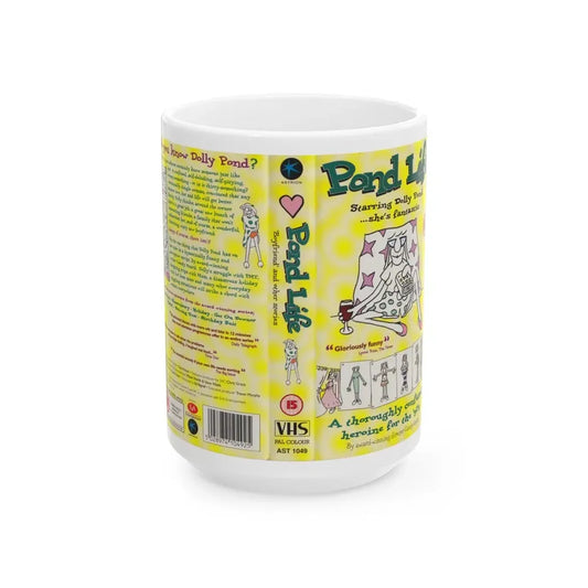 POND LIFE (VHS COVER) - White Coffee Mug 15oz - Go Mug Yourself