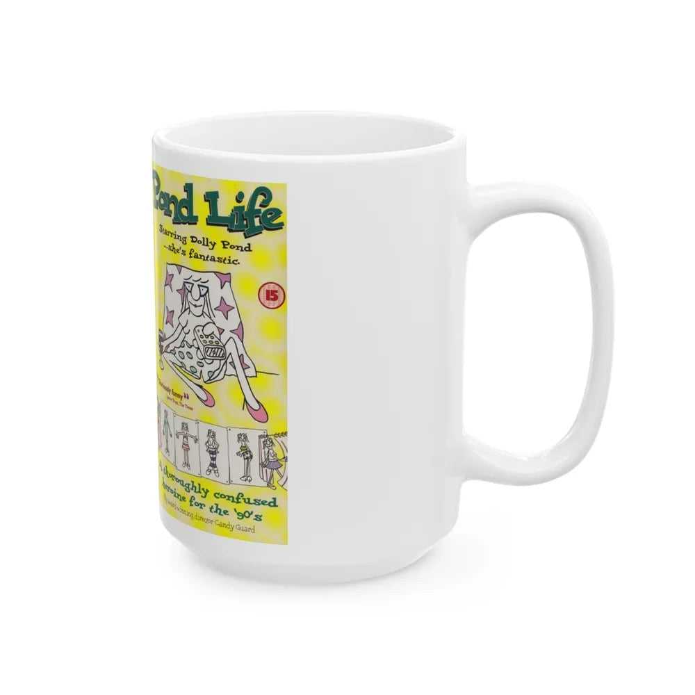 POND LIFE (VHS COVER) - White Coffee Mug-Go Mug Yourself