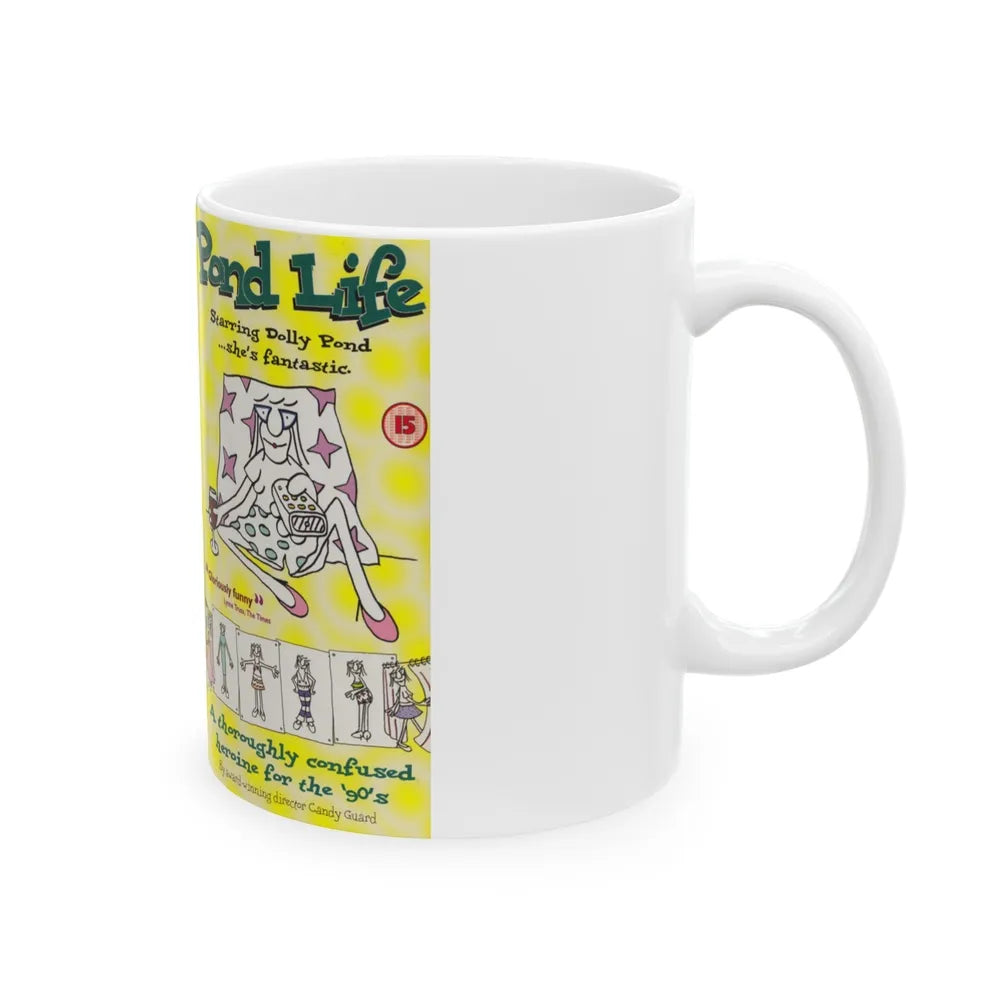 POND LIFE (VHS COVER) - White Coffee Mug-Go Mug Yourself