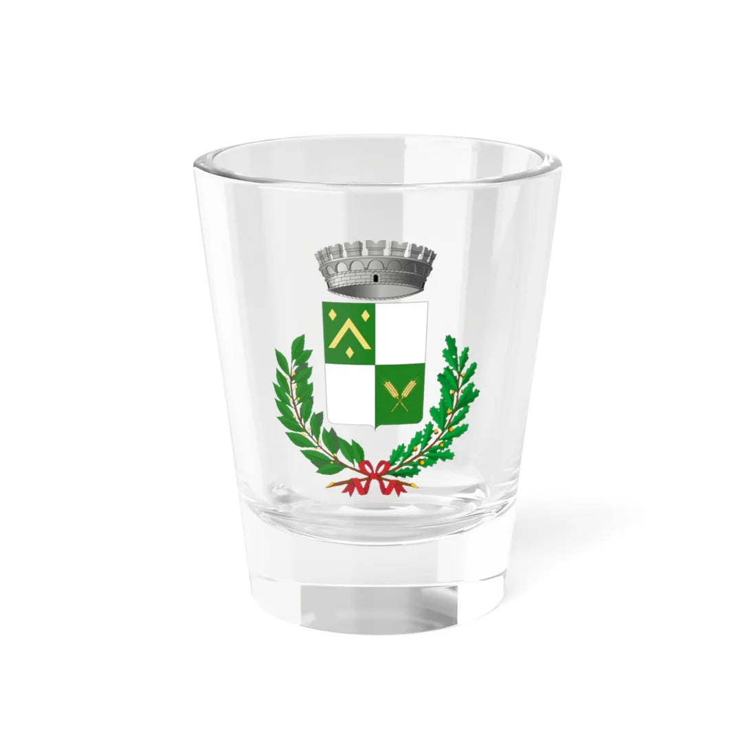 Ponso-Stemma (Italy) (Coat of Arms) Shot Glass 1.5oz 1.5oz - Go Mug Yourself