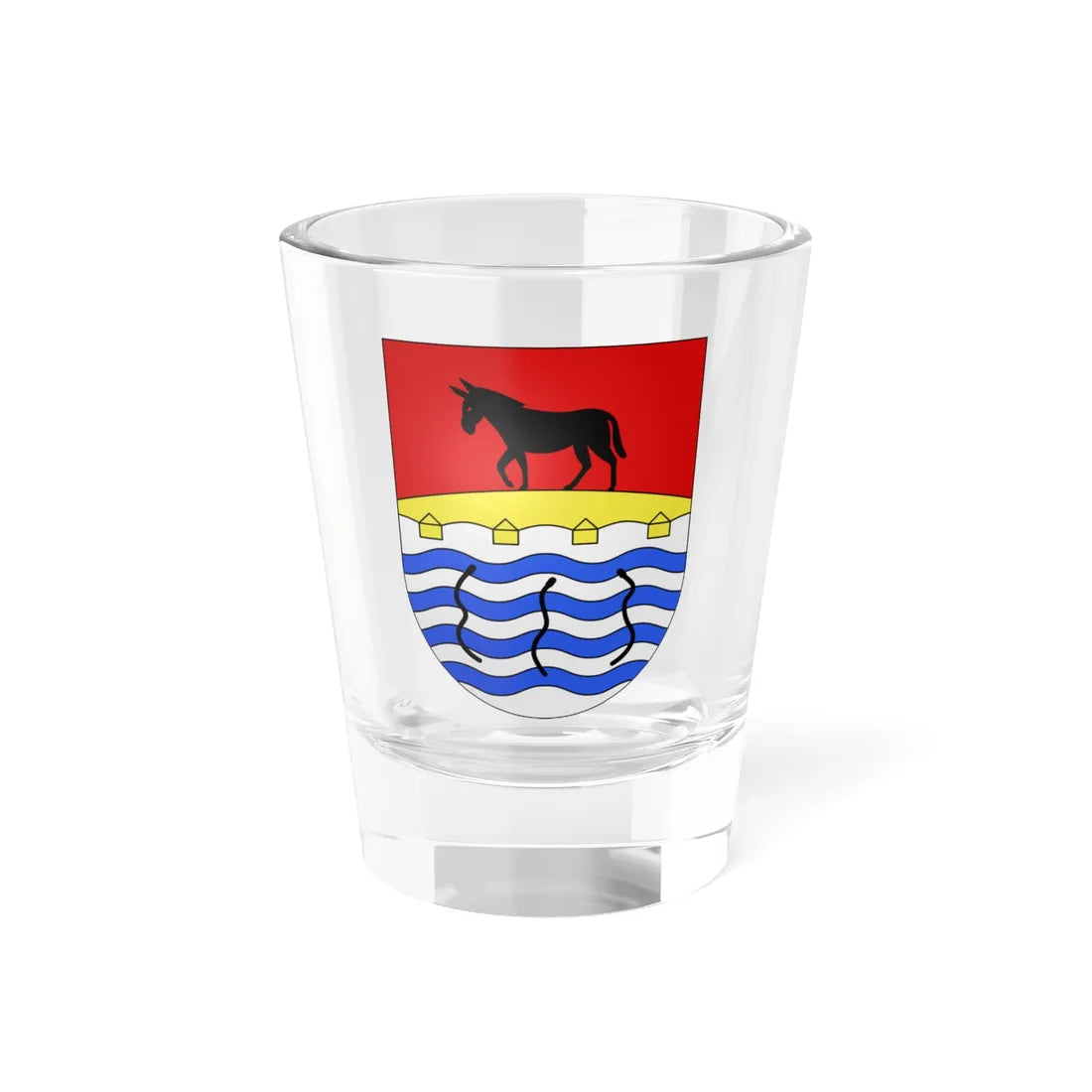 PonteTresa-coat of arms (Switzerland) (Coat of Arms) Shot Glass 1.5oz 1.5oz - Go Mug Yourself