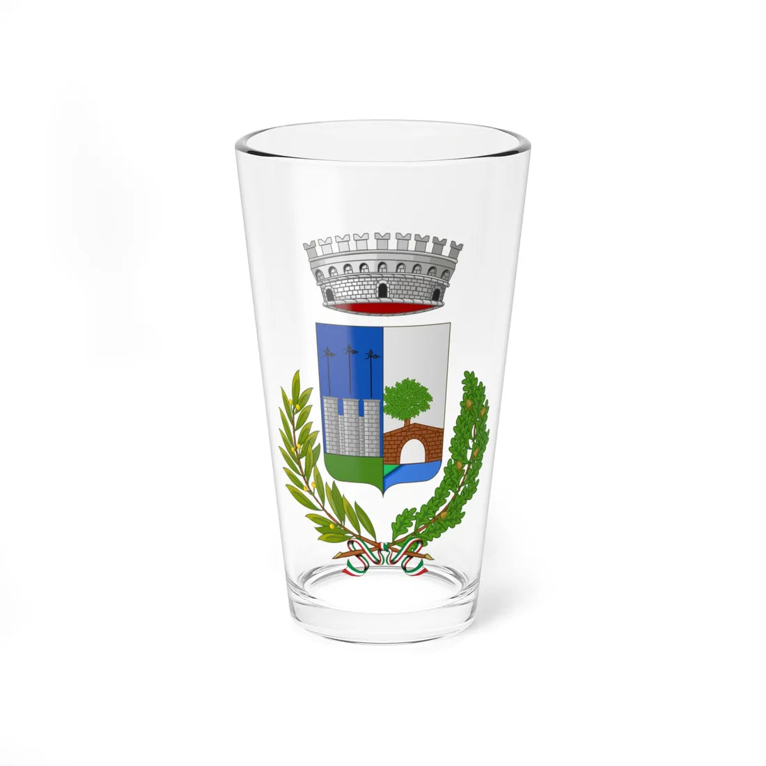 Pontinvrea-Stemma (Italy) (Coat of Arms) Pint Glass 16oz 16oz - Go Mug Yourself