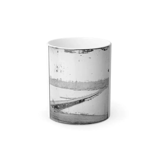 Pontoon Bridge Across the James River-2 (U.S. Civil War) Color Changing Coffee Mug 11oz Default Title 11oz - Go Mug Yourself