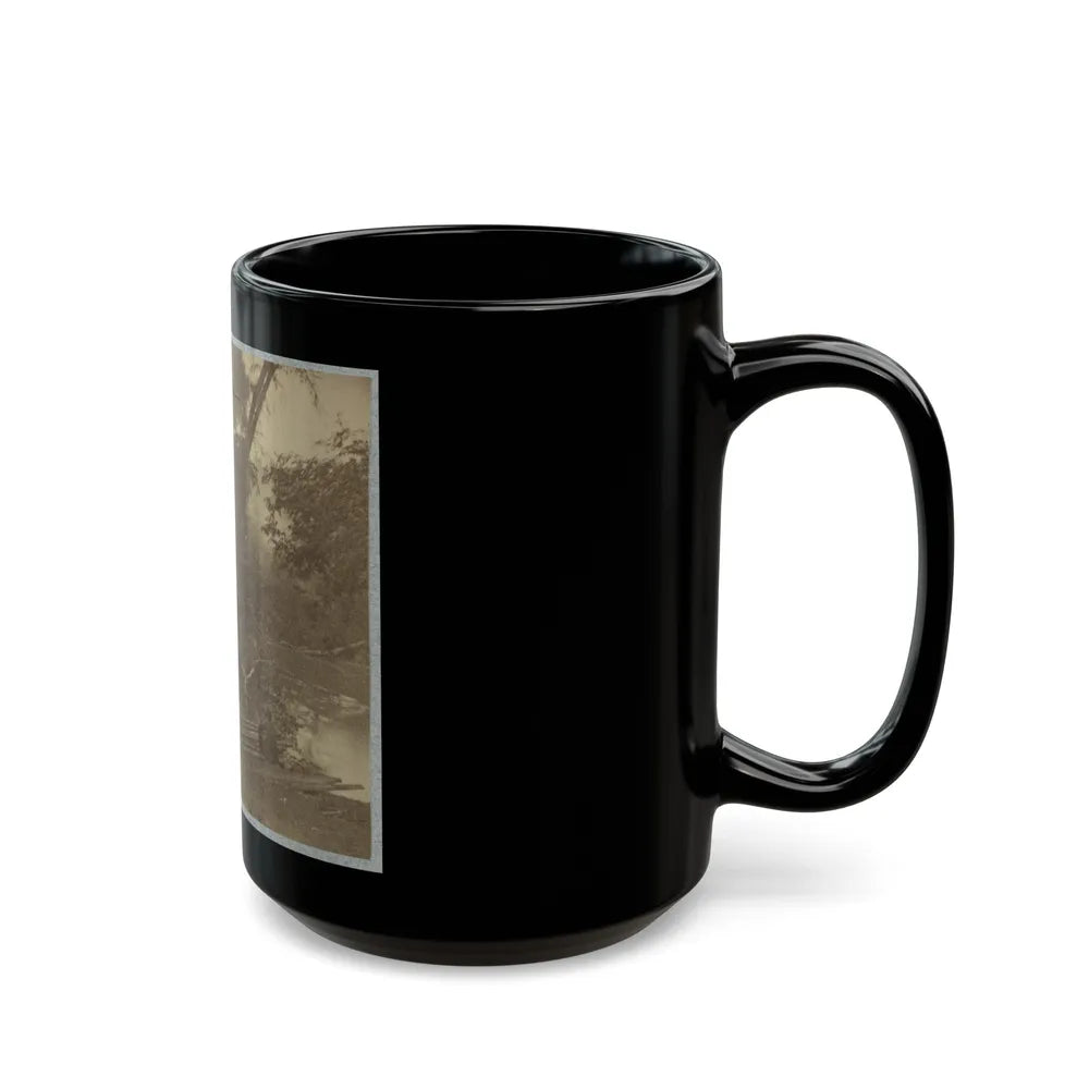 Pontoon Bridge (U.S. Civil War) Black Coffee Mug-Go Mug Yourself