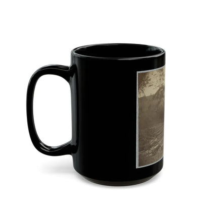 Pontoon Bridge (U.S. Civil War) Black Coffee Mug-Go Mug Yourself