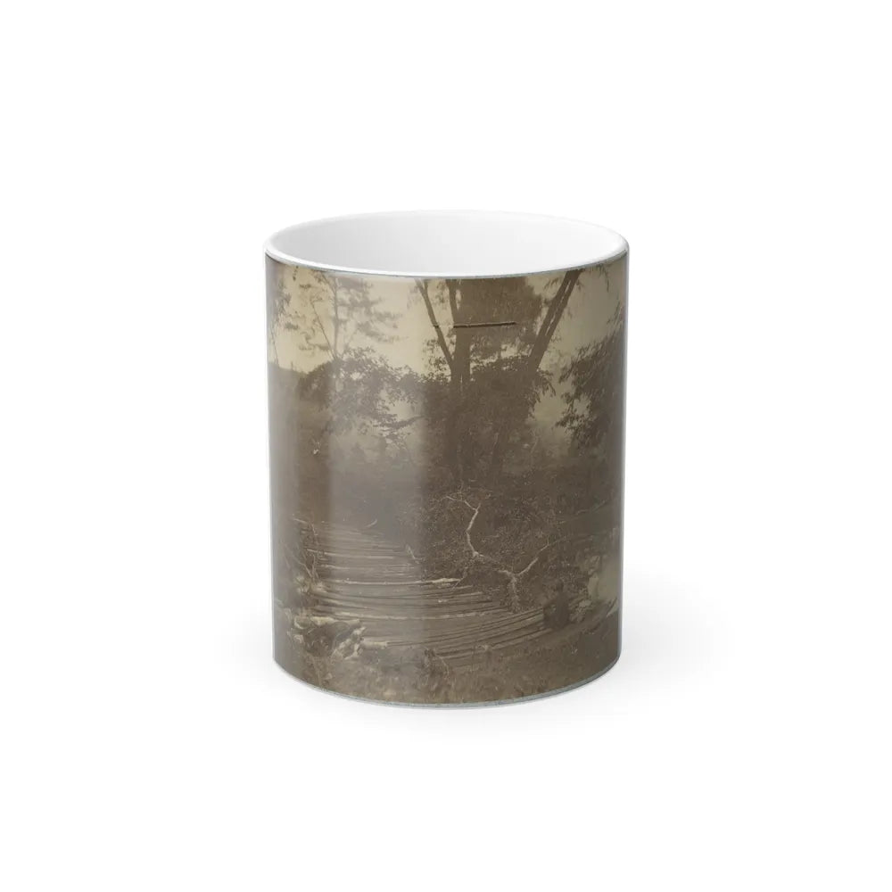 Pontoon Bridge (U.S. Civil War) Color Changing Coffee Mug 11oz-11oz-Go Mug Yourself