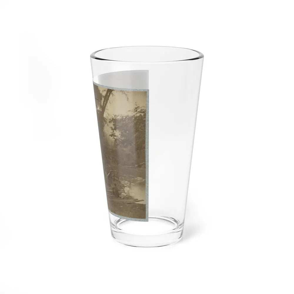 Pontoon Bridge (U.S. Civil War) Pint Glass 16oz-Go Mug Yourself