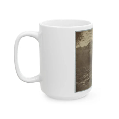 Pontoon Bridge (U.S. Civil War) White Coffee Mug-Go Mug Yourself