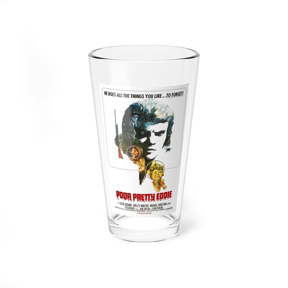 POOR PRETTY EDDIE 1975 Movie Poster - Pint Glass 16oz-16oz-Go Mug Yourself