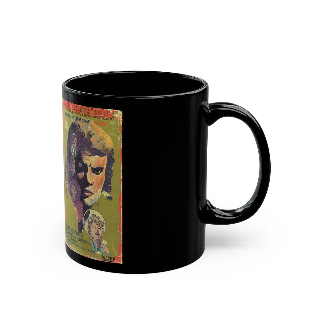 POOR PRETTY EDDIE (VHS COVER) - Black Coffee Mug-Go Mug Yourself