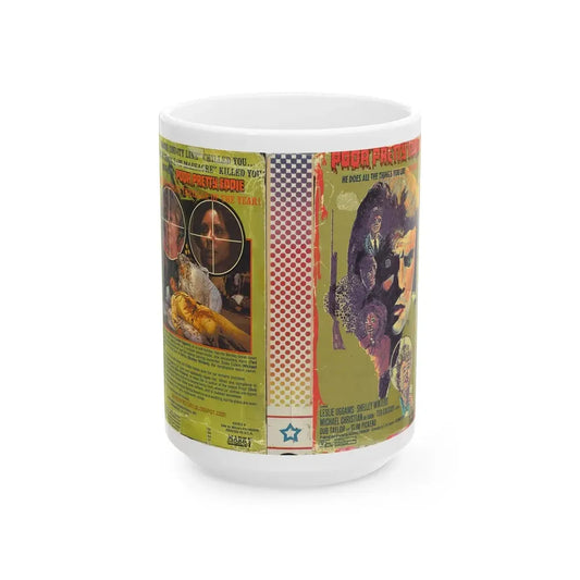 POOR PRETTY EDDIE (VHS COVER) - White Coffee Mug 15oz - Go Mug Yourself