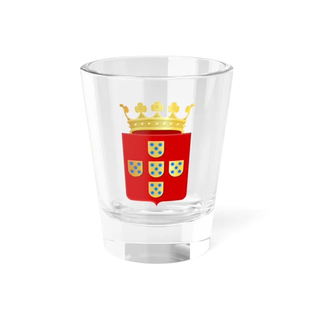 Poortugaal wapen (Netherlands) (Coat of Arms) Shot Glass 1.5oz 1.5oz - Go Mug Yourself