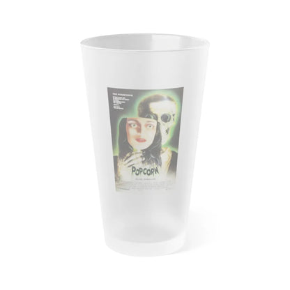 POPCORN 1991 Movie Poster - Frosted Pint Glass 16oz-16oz-Frosted-Go Mug Yourself