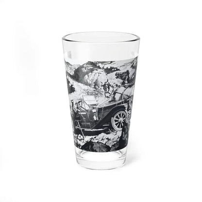 Pope Hartford with a Six Cylindersixty Horsepower Engine, Colliers, June 27, 1953 (Magazine Illustration) Pint Glass 16oz 16oz - Go Mug Yourself